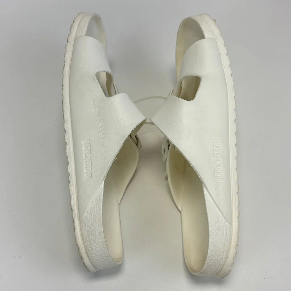 Birkenstock Arizona EVA Sandals Mens 11 White Waterproof Slides Essentials